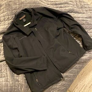 Free Country Mens XXL black outdoor jacket zip up